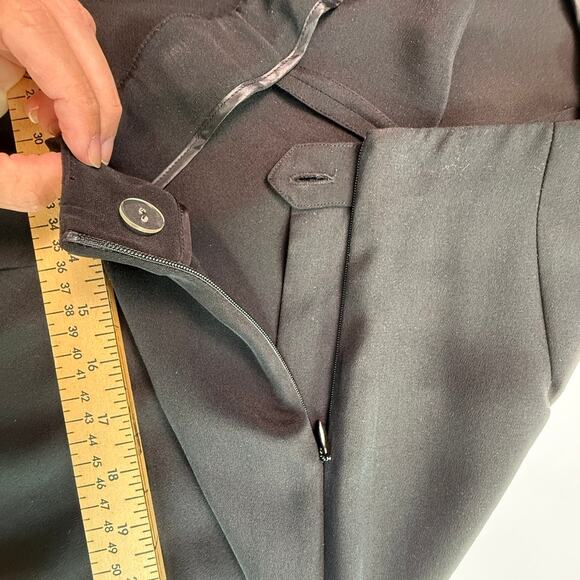 VTG Josephine Chaus 100% Silk Black Dress Pants – Size 10 (Fits Modern 6/8) - Picture 12 of 12